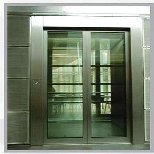 SS And Glass Center opening Full Vision Elevator Door at Rs 53000